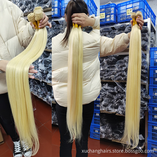 32-40Inch Raw Straight Human Hair Weave SuperLong Bundle